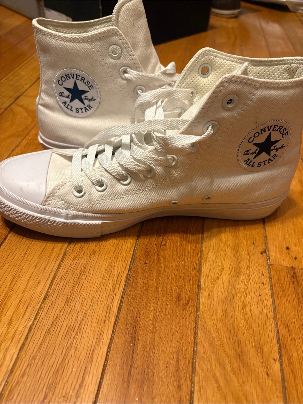 Converse White High Top Sneakers